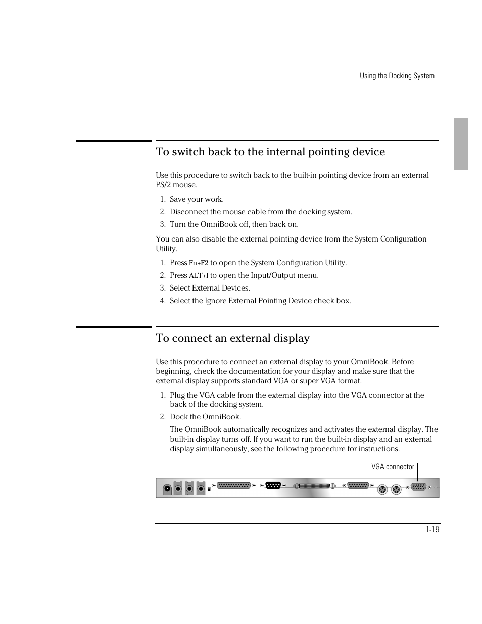 HP OmniBook 5700 Notebook PC User Manual | Page 19 / 39