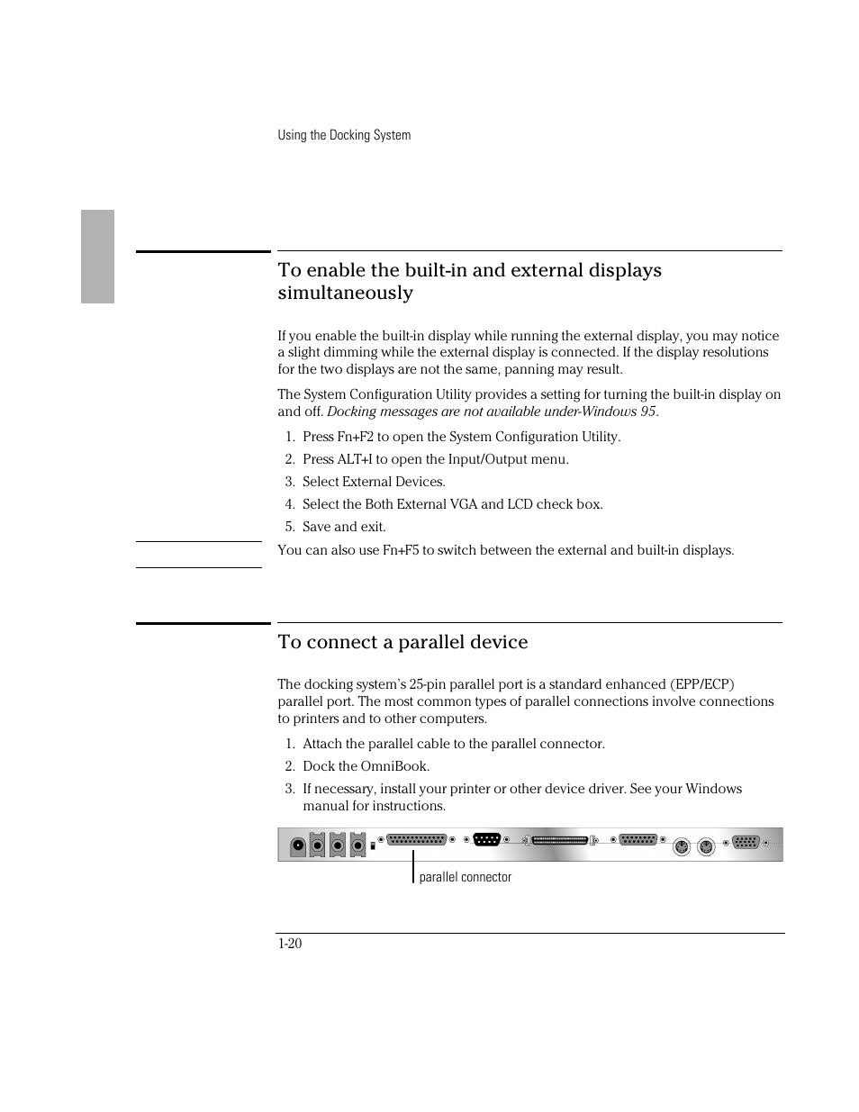 HP OmniBook 5700 Notebook PC User Manual | Page 20 / 39