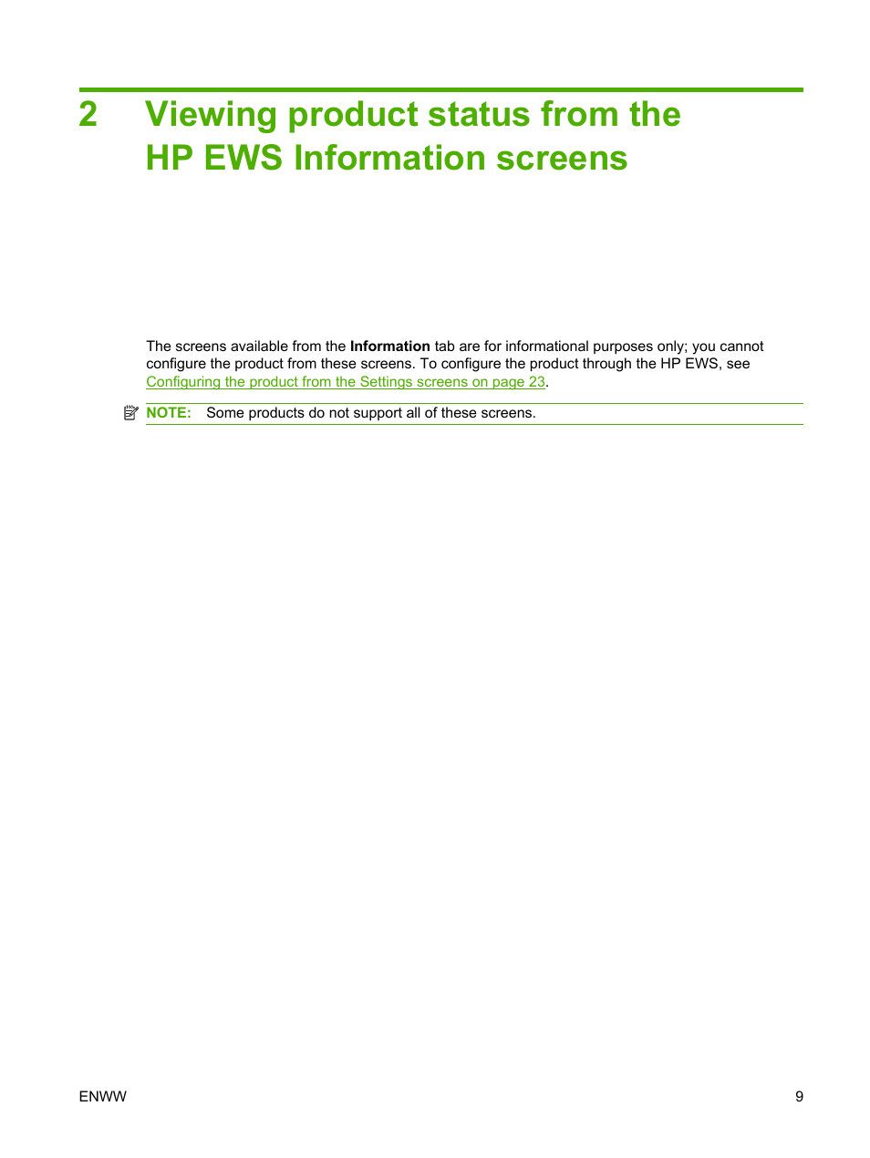 Viewing product status from the, Viewing product status from | HP LaserJet P4014 Printer series User Manual | Page 19 / 72