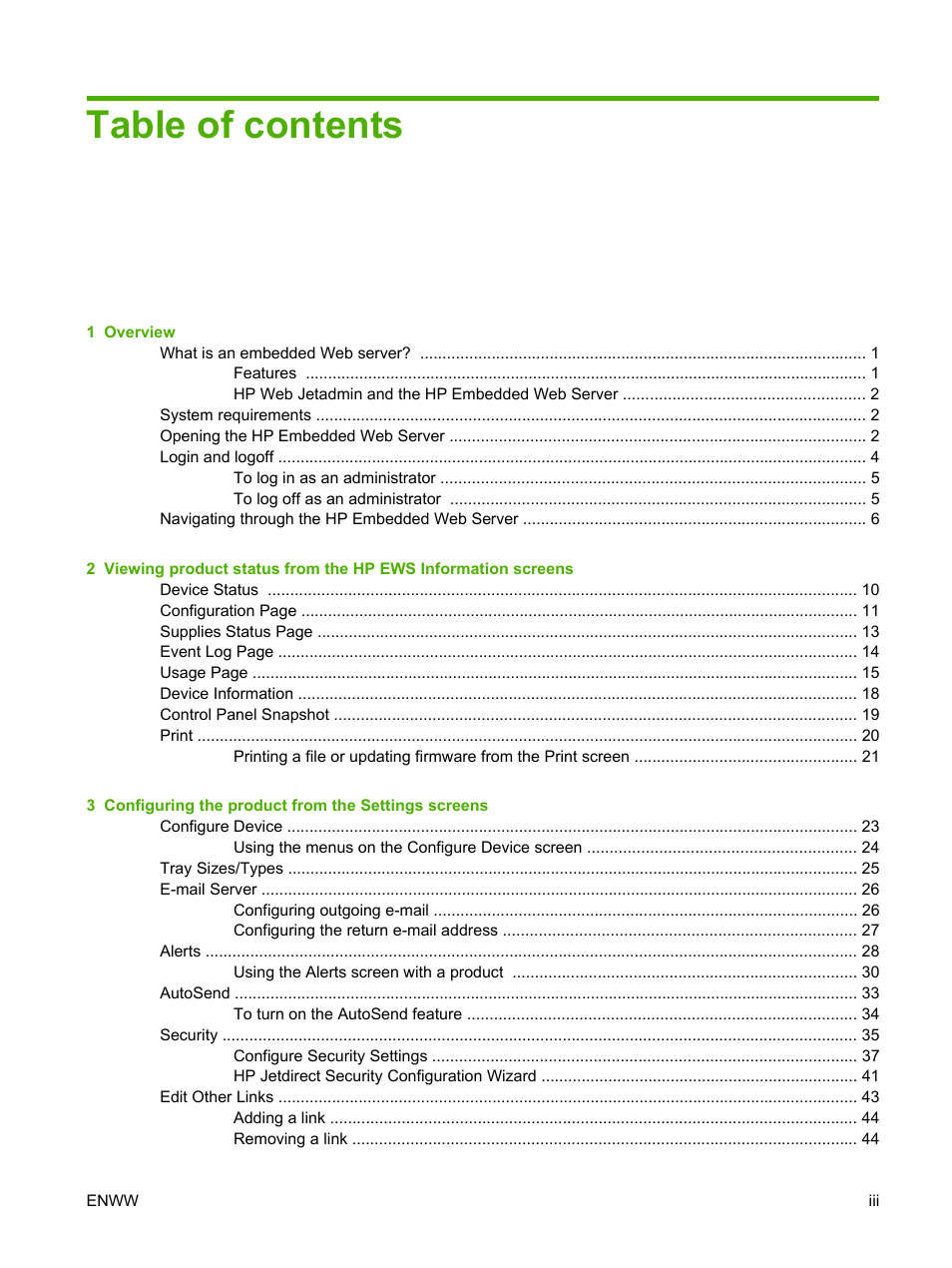 HP LaserJet P4014 Printer series User Manual | Page 5 / 72