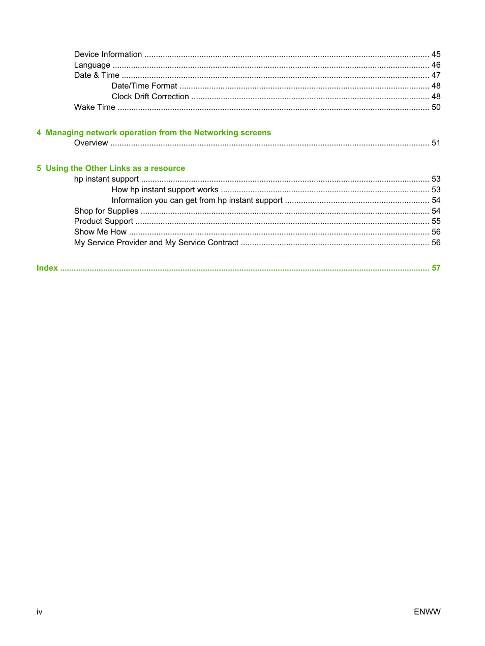 HP LaserJet P4014 Printer series User Manual | Page 6 / 72