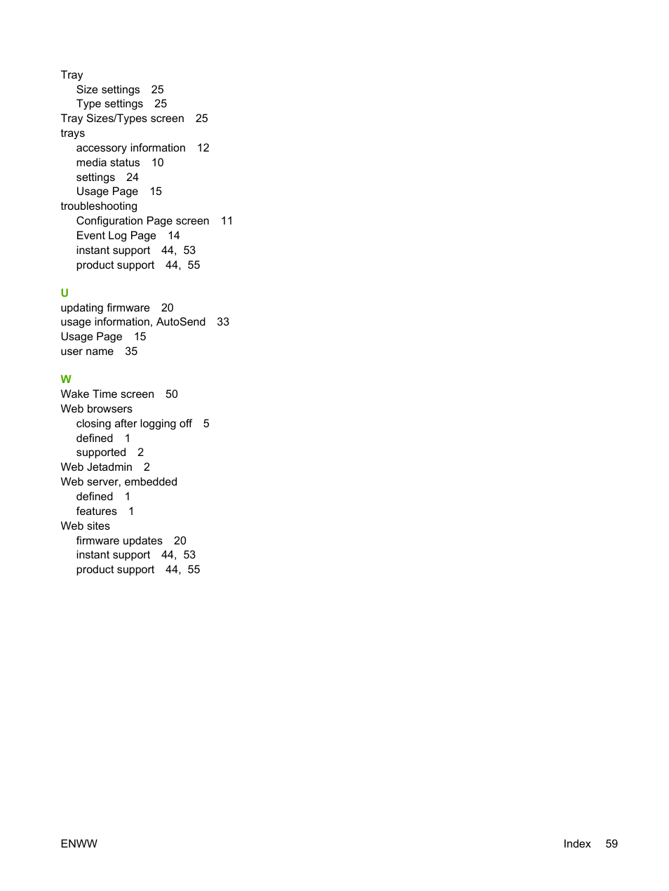 HP LaserJet P4014 Printer series User Manual | Page 69 / 72