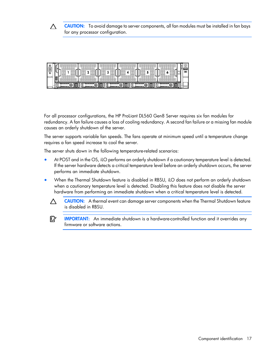 HP ProLiant DL560 Gen8 Server User Manual | Page 17 / 102