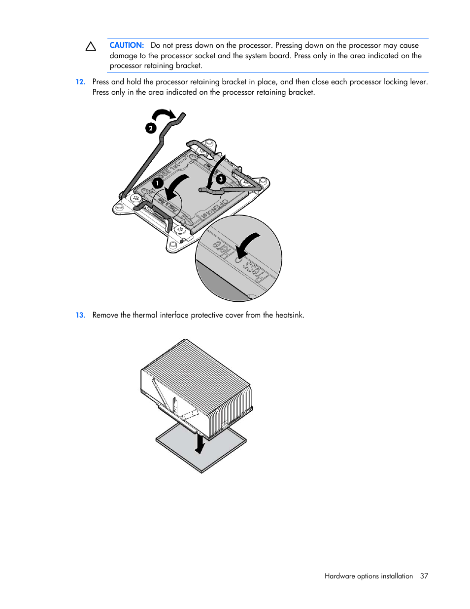 HP ProLiant DL560 Gen8 Server User Manual | Page 37 / 102