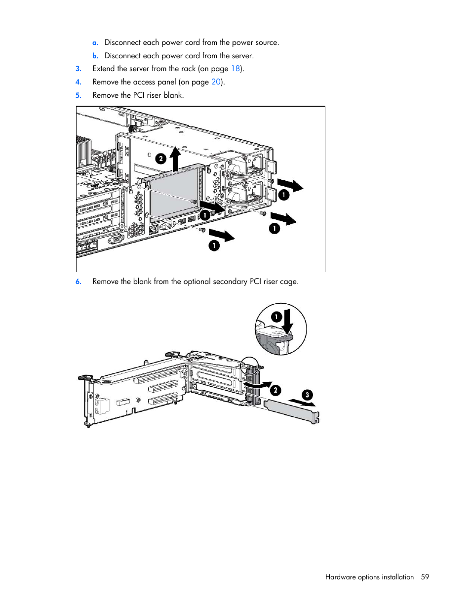HP ProLiant DL560 Gen8 Server User Manual | Page 59 / 102