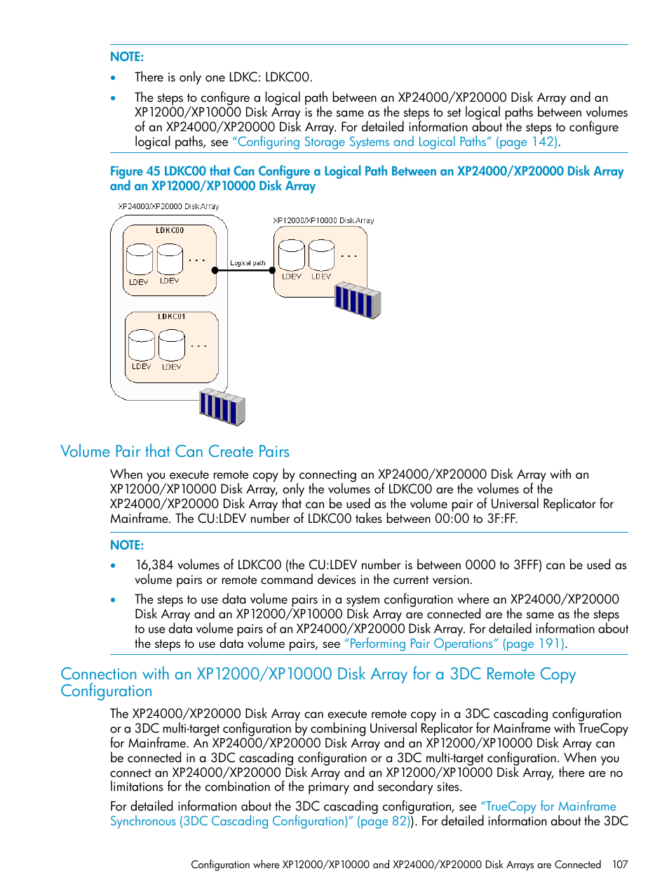 Volume pair that can create pairs | HP StorageWorks XP Remote Web Console Software User Manual | Page 107 / 252