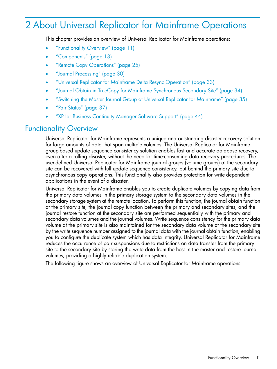 Functionality overview | HP StorageWorks XP Remote Web Console Software User Manual | Page 11 / 252