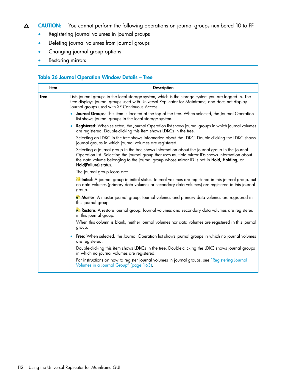 HP StorageWorks XP Remote Web Console Software User Manual | Page 112 / 252
