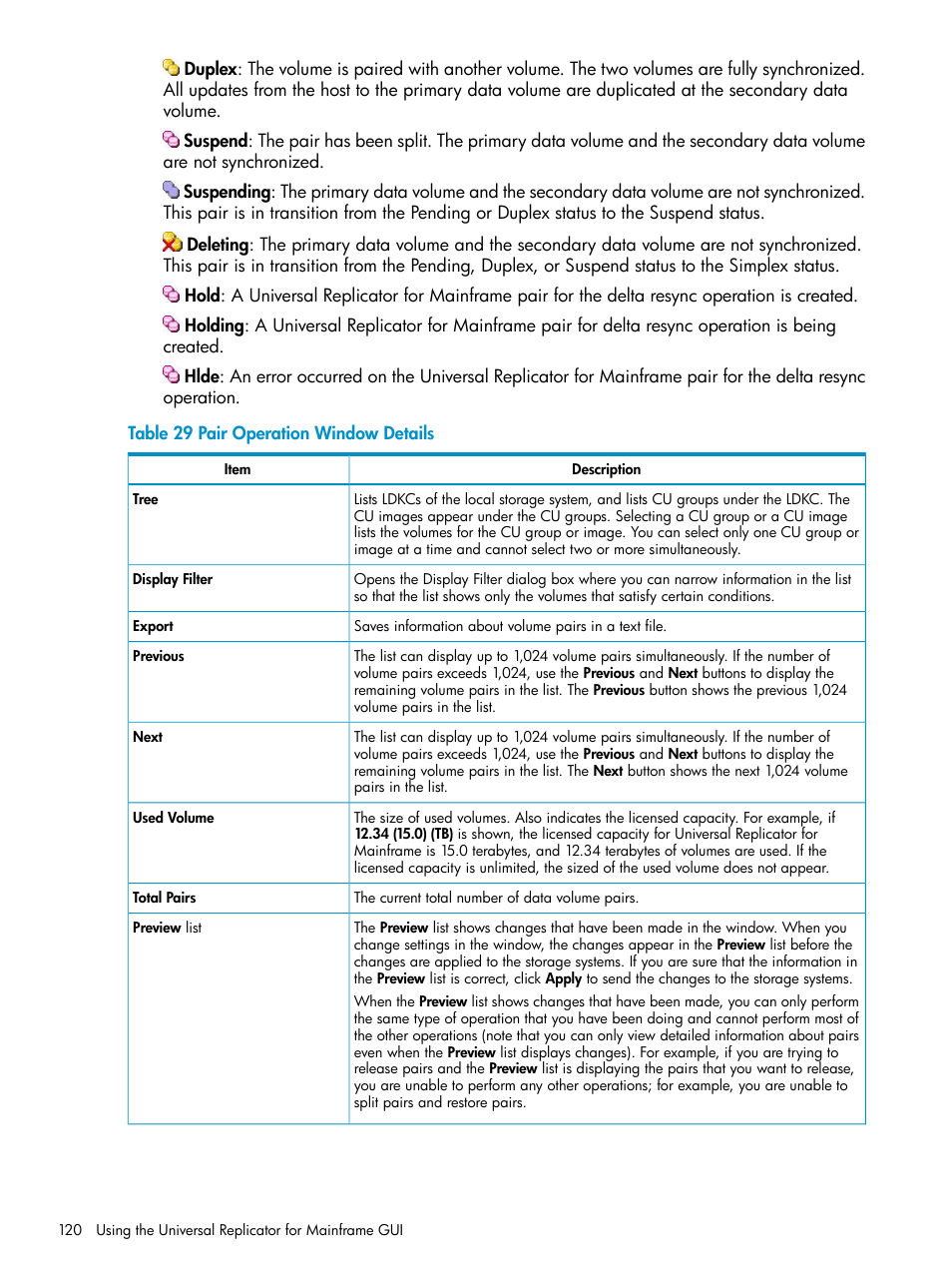 HP StorageWorks XP Remote Web Console Software User Manual | Page 120 / 252