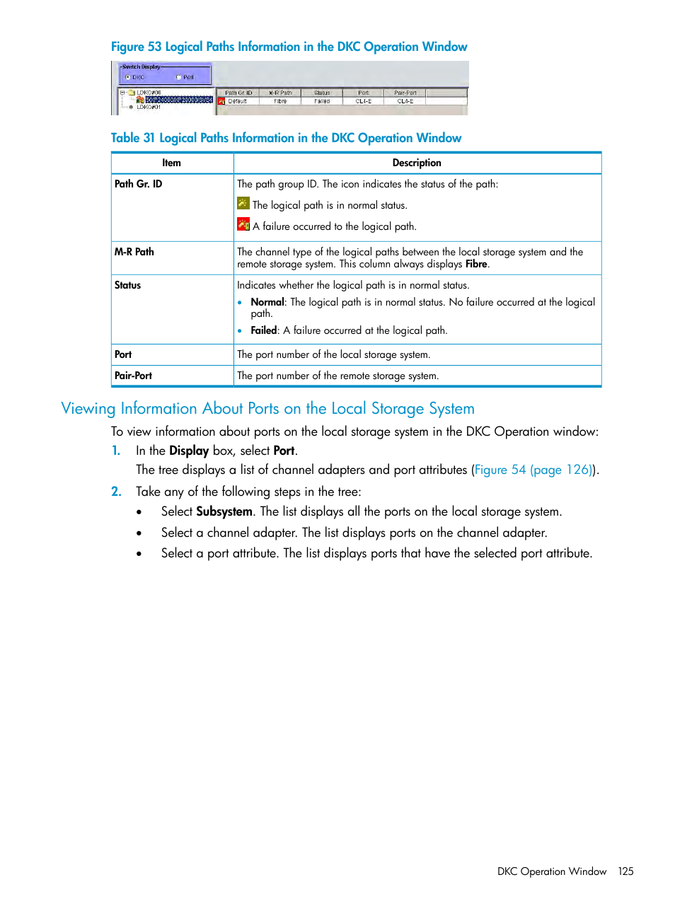 HP StorageWorks XP Remote Web Console Software User Manual | Page 125 / 252