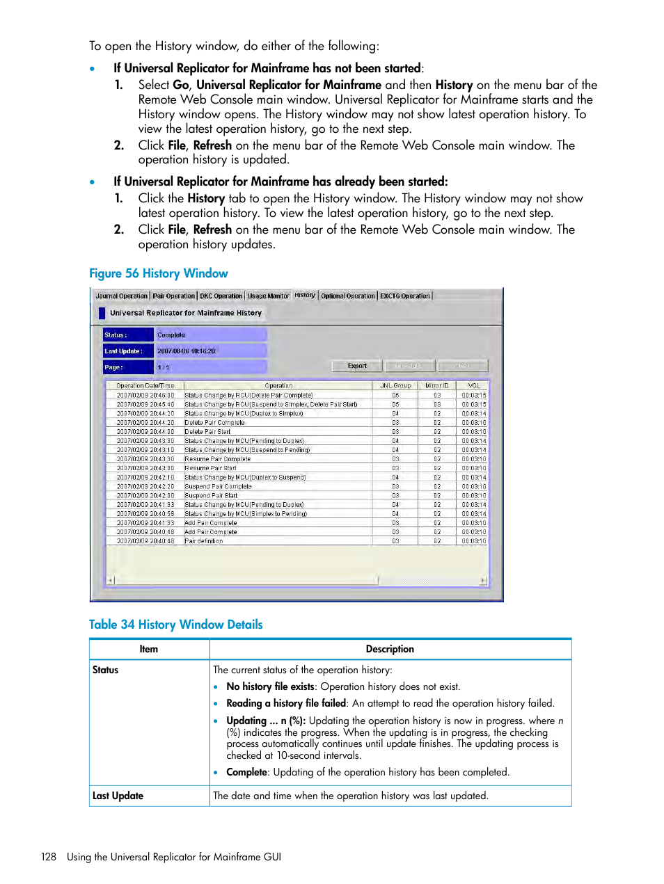 HP StorageWorks XP Remote Web Console Software User Manual | Page 128 / 252