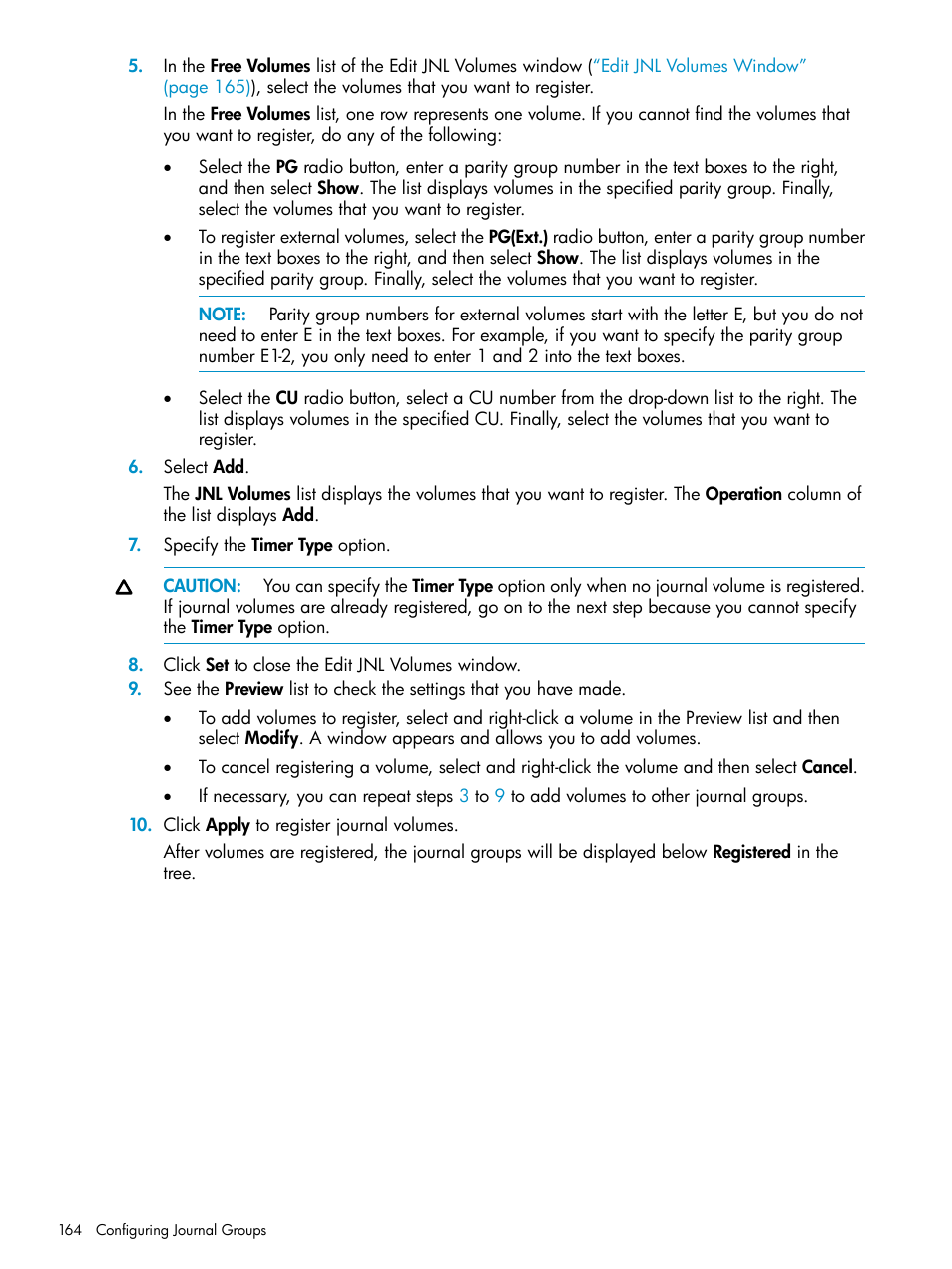 HP StorageWorks XP Remote Web Console Software User Manual | Page 164 / 252