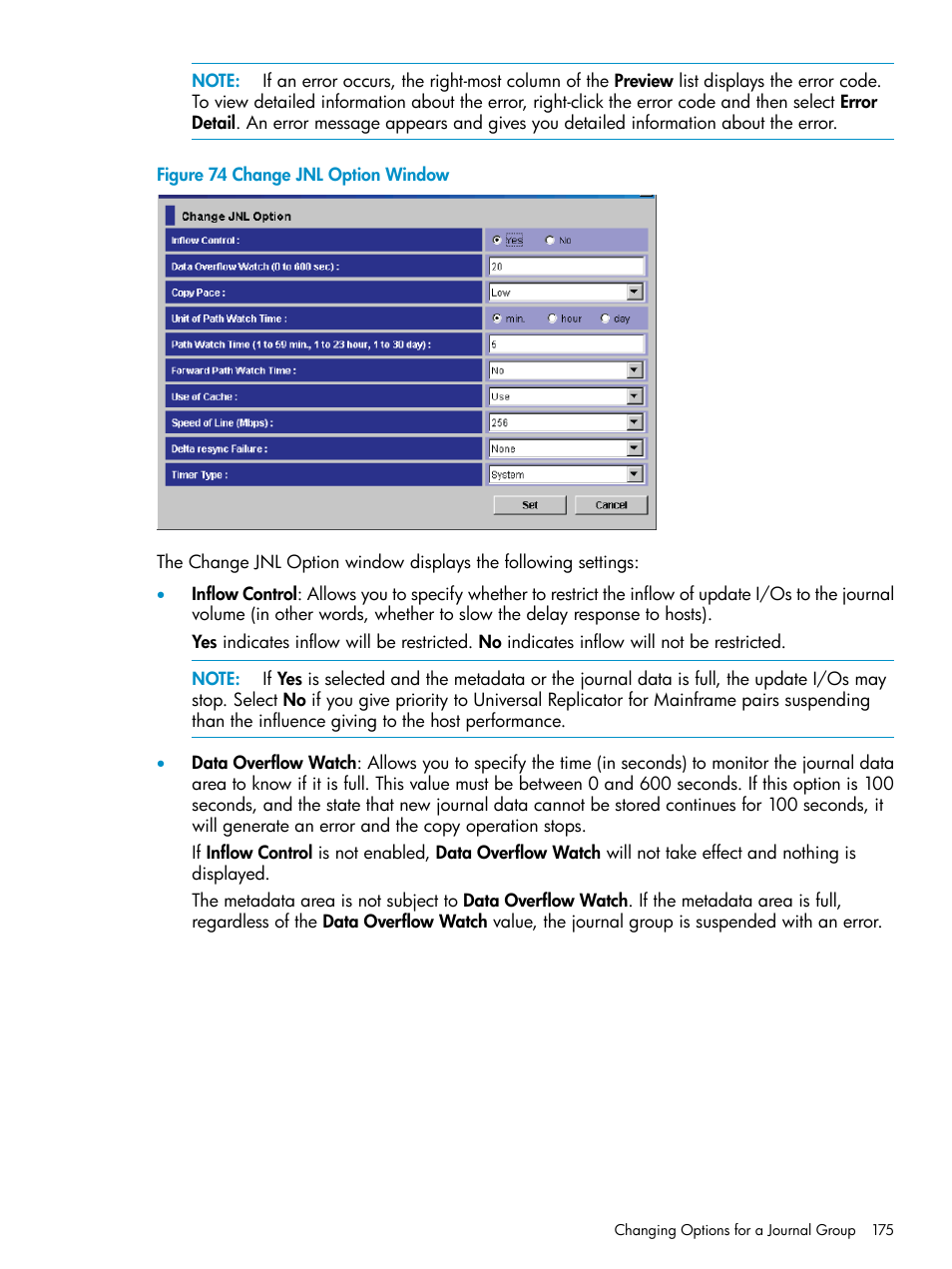HP StorageWorks XP Remote Web Console Software User Manual | Page 175 / 252