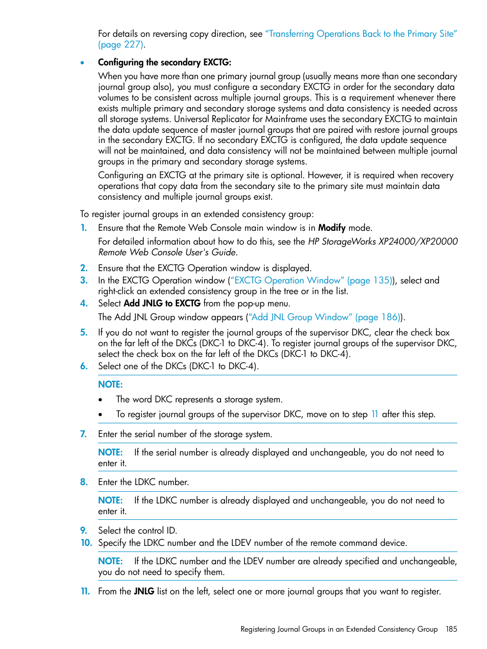 HP StorageWorks XP Remote Web Console Software User Manual | Page 185 / 252