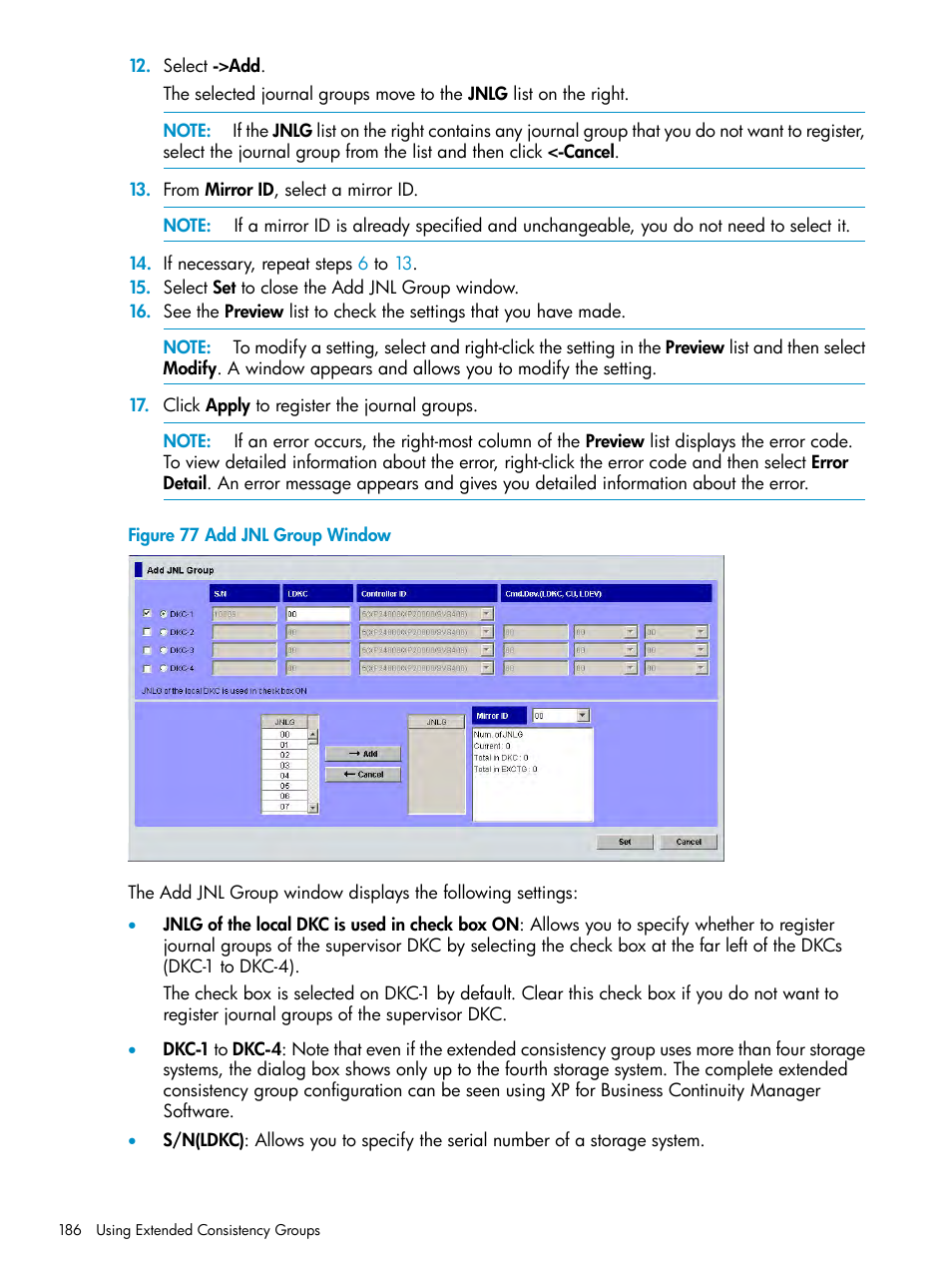 HP StorageWorks XP Remote Web Console Software User Manual | Page 186 / 252