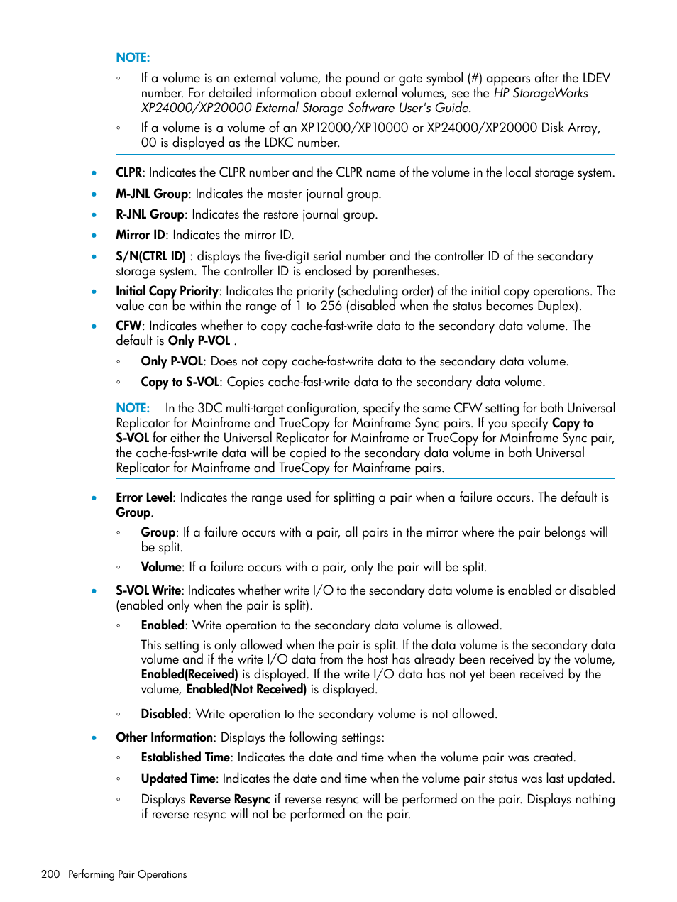 HP StorageWorks XP Remote Web Console Software User Manual | Page 200 / 252