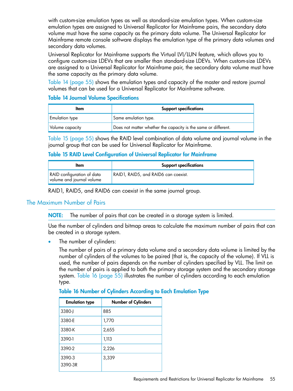The maximum number of pairs | HP StorageWorks XP Remote Web Console Software User Manual | Page 55 / 252