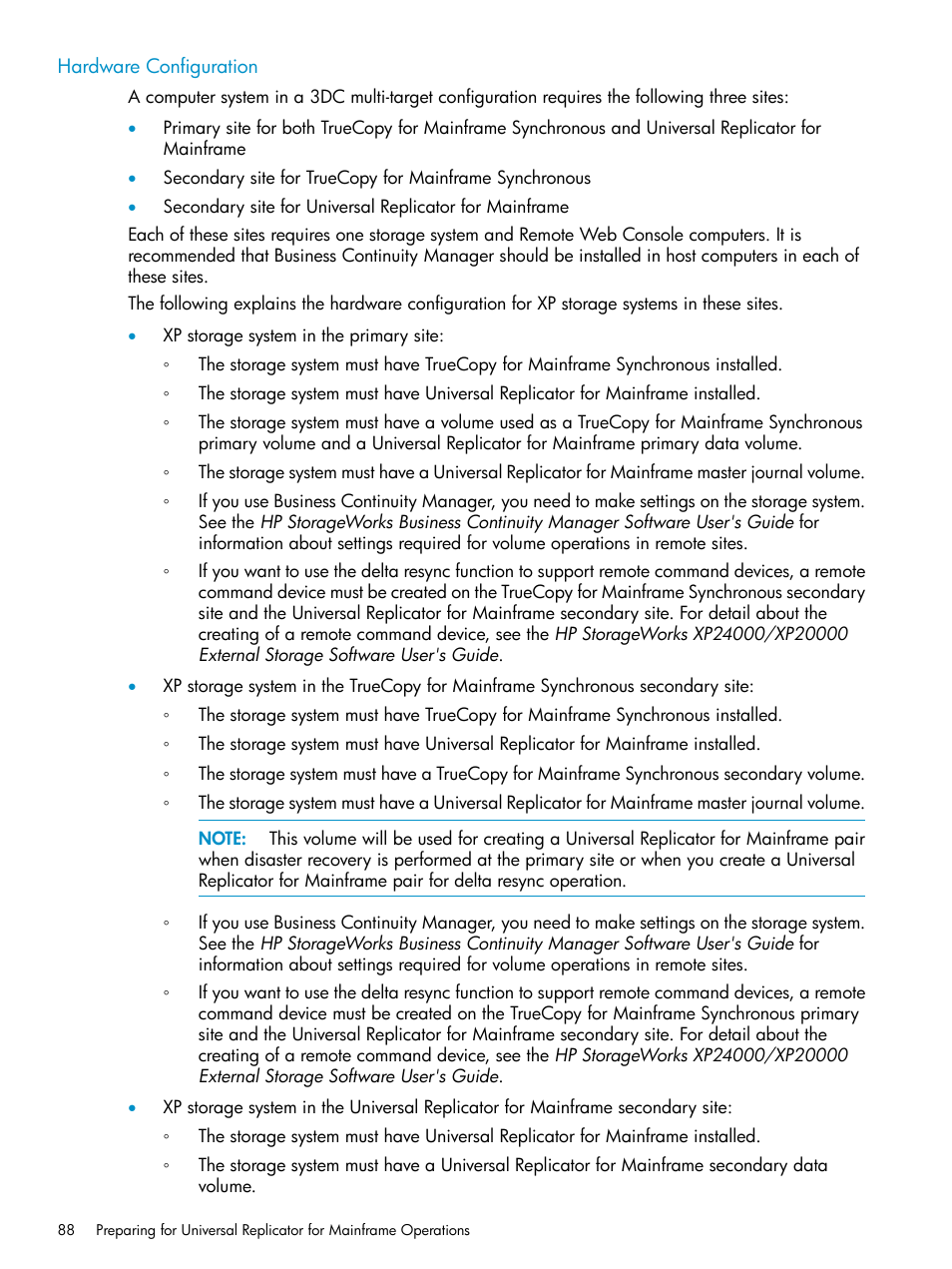 Hardware configuration | HP StorageWorks XP Remote Web Console Software User Manual | Page 88 / 252