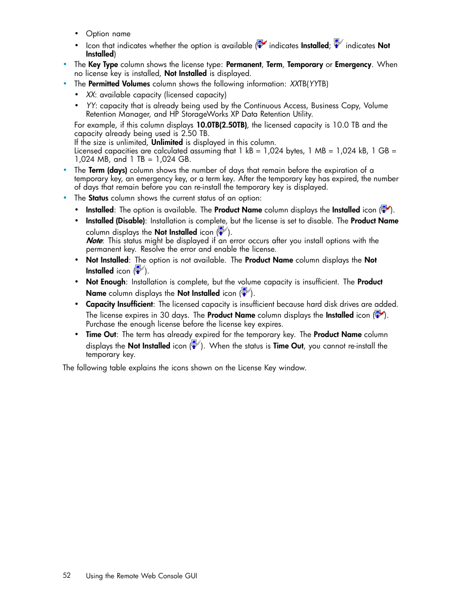 HP XP20000XP24000 Disk Array User Manual | Page 52 / 110