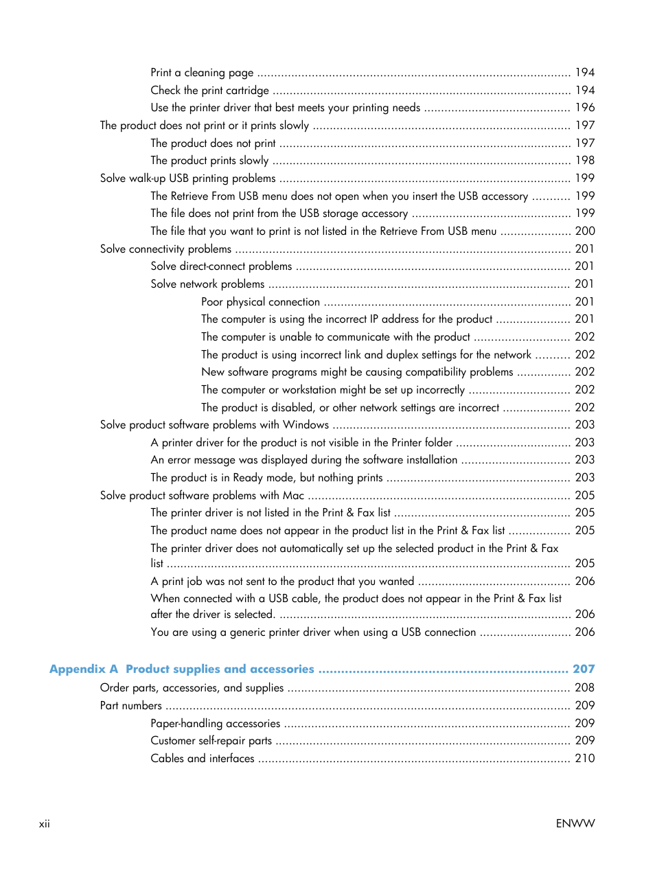 HP LaserJet Enterprise 600 Printer M603 series User Manual | Page 14 / 264