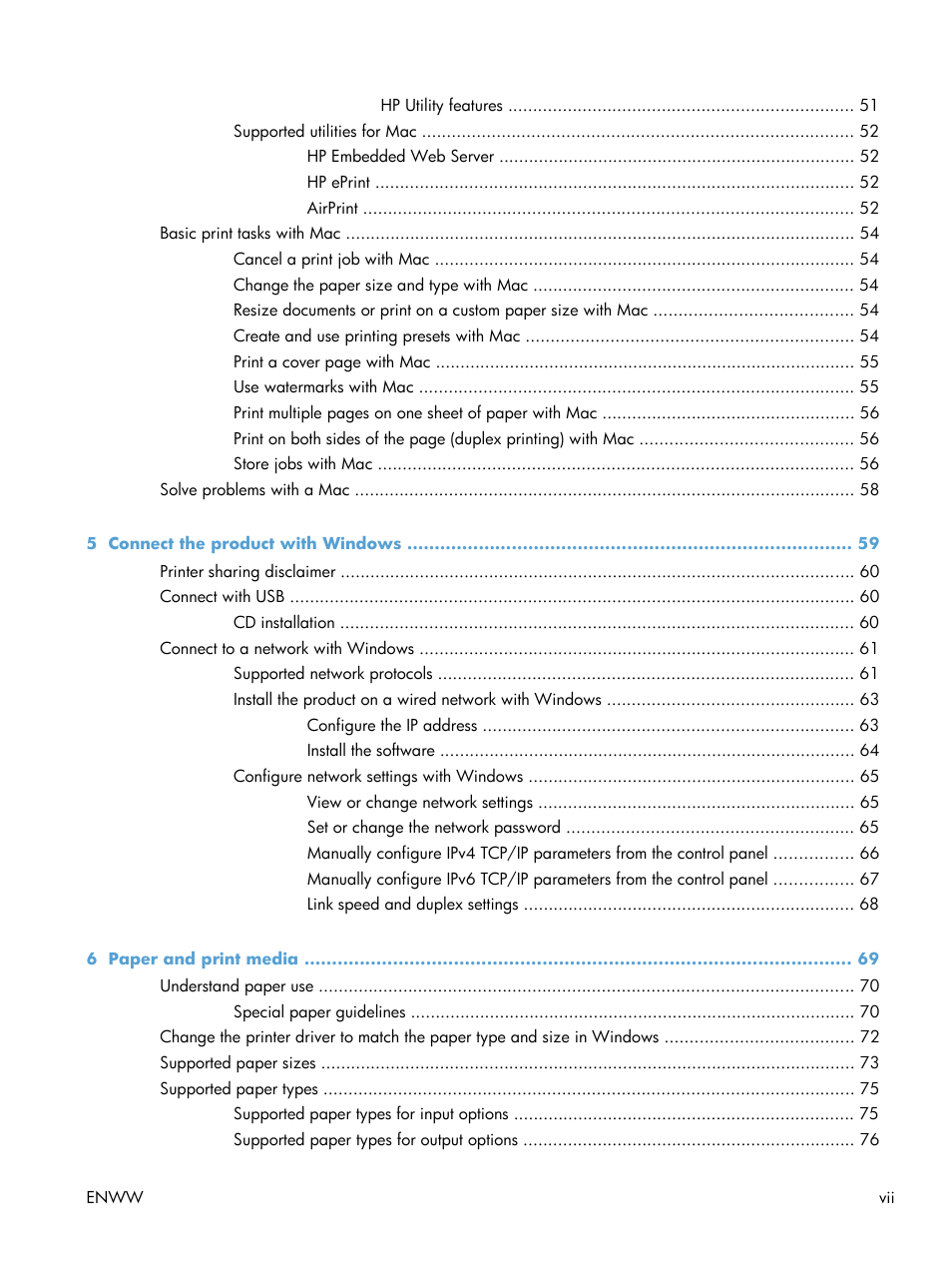 HP LaserJet Enterprise 600 Printer M603 series User Manual | Page 9 / 264