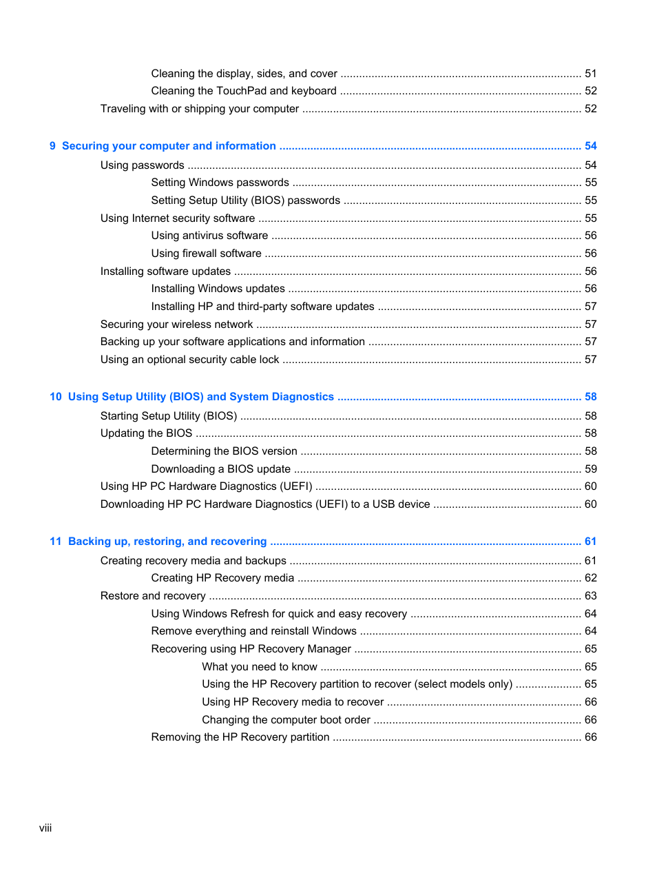 HP ENVY m6-k088ca Sleekbook User Manual | Page 8 / 81