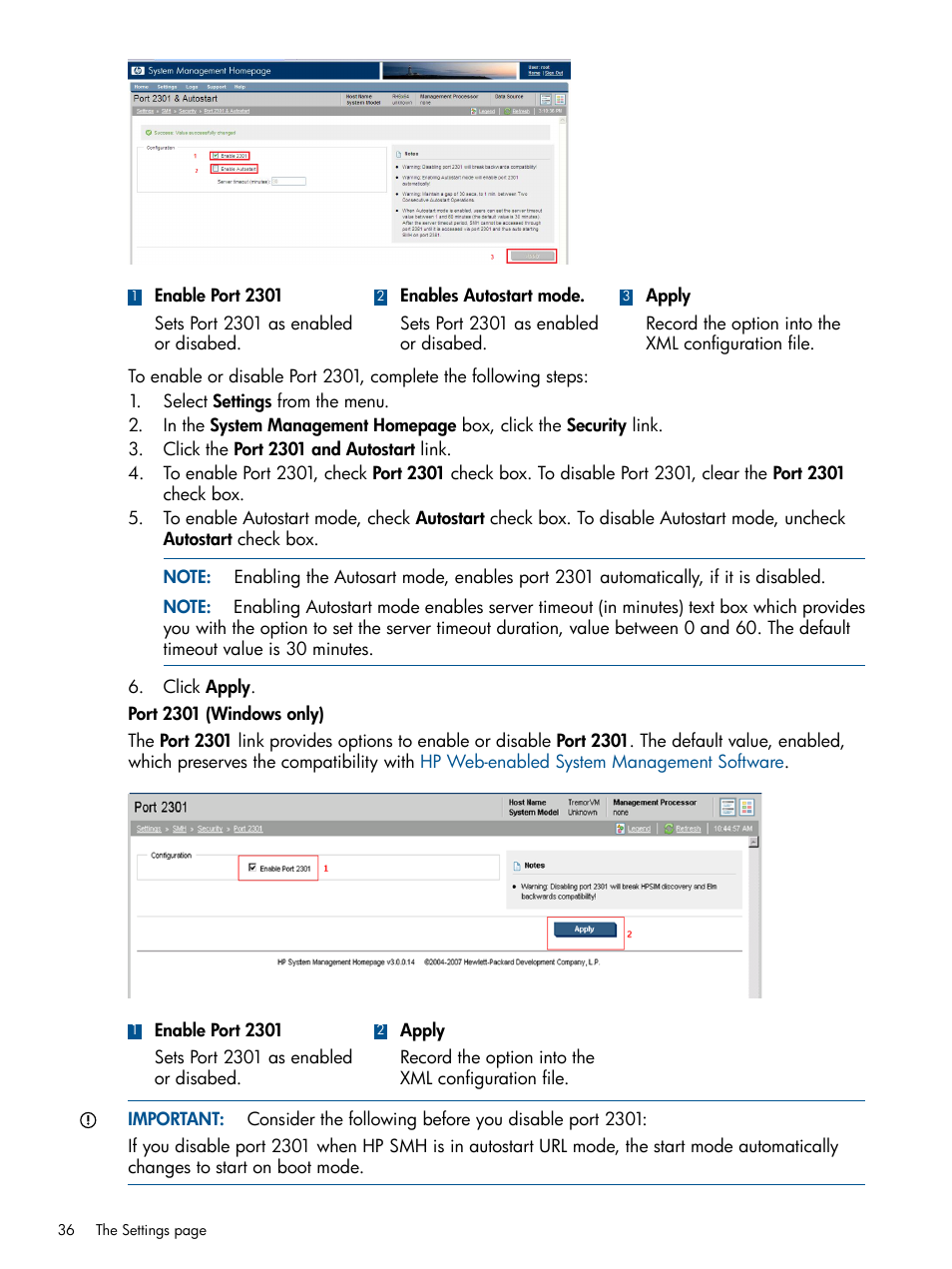 HP System Management Homepage-Software User Manual | Page 36 / 94