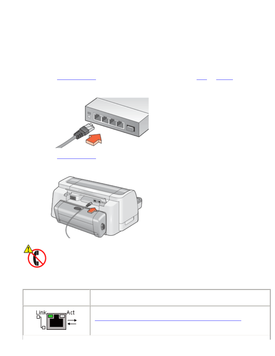 Connecting the printer to an ethernet network | HP Deskjet 6127 Color Inkjet Printer User Manual | Page 15 / 21