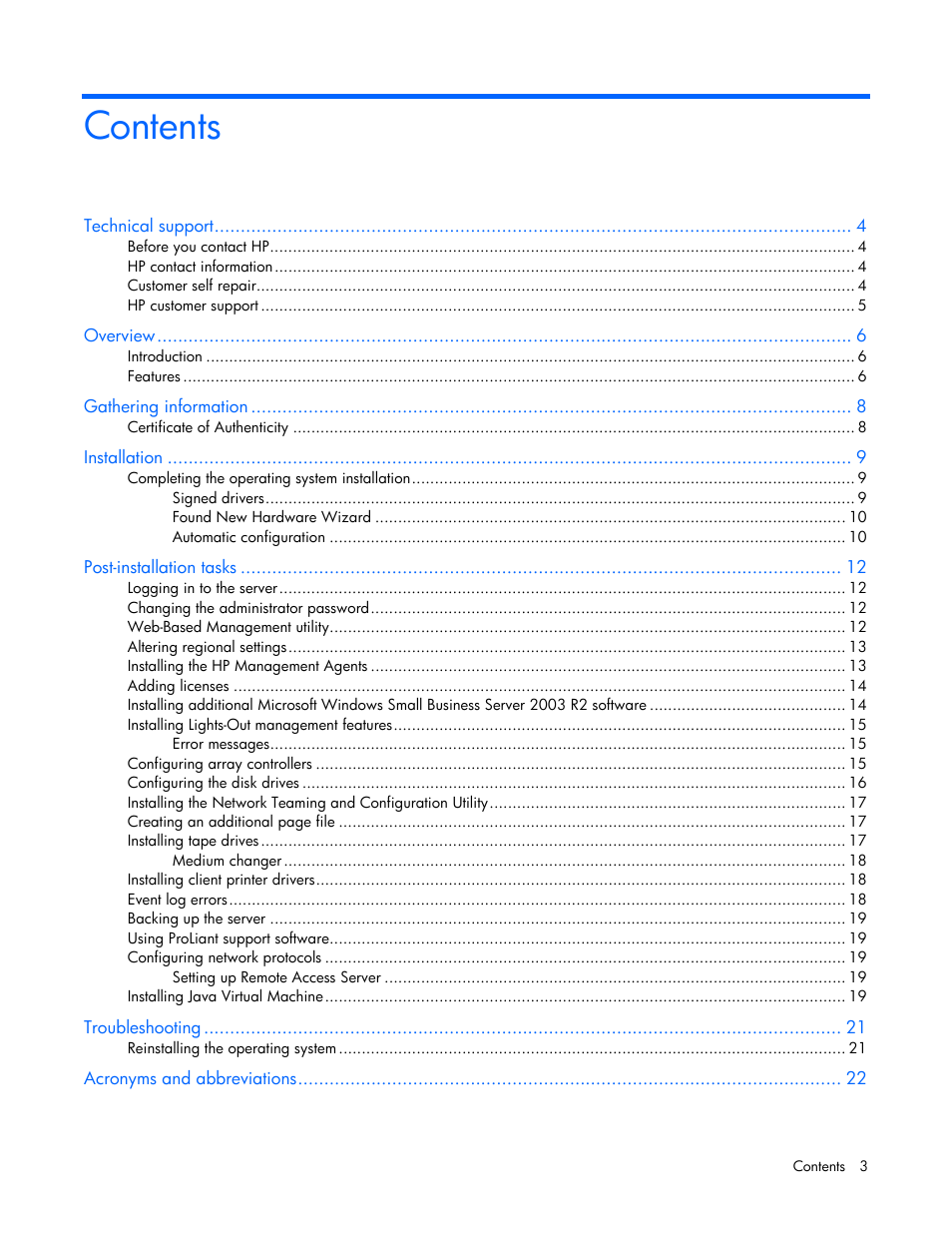 HP ProLiant DL360 G4p Server User Manual | Page 3 / 23