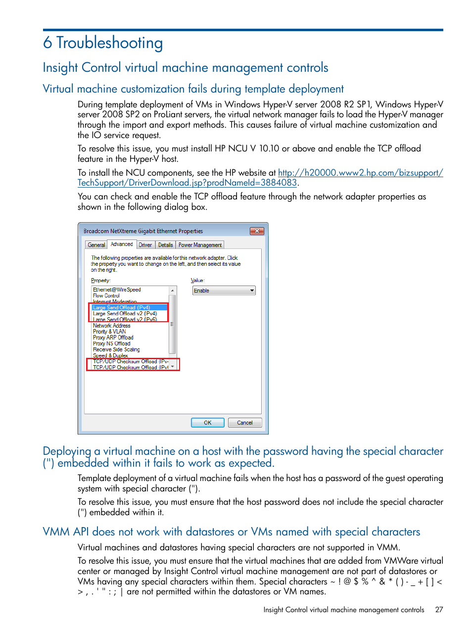 6 troubleshooting | HP Insight Control Software for Linux User Manual | Page 27 / 54