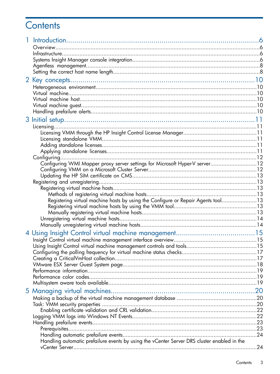 HP Insight Control Software for Linux User Manual | Page 3 / 54