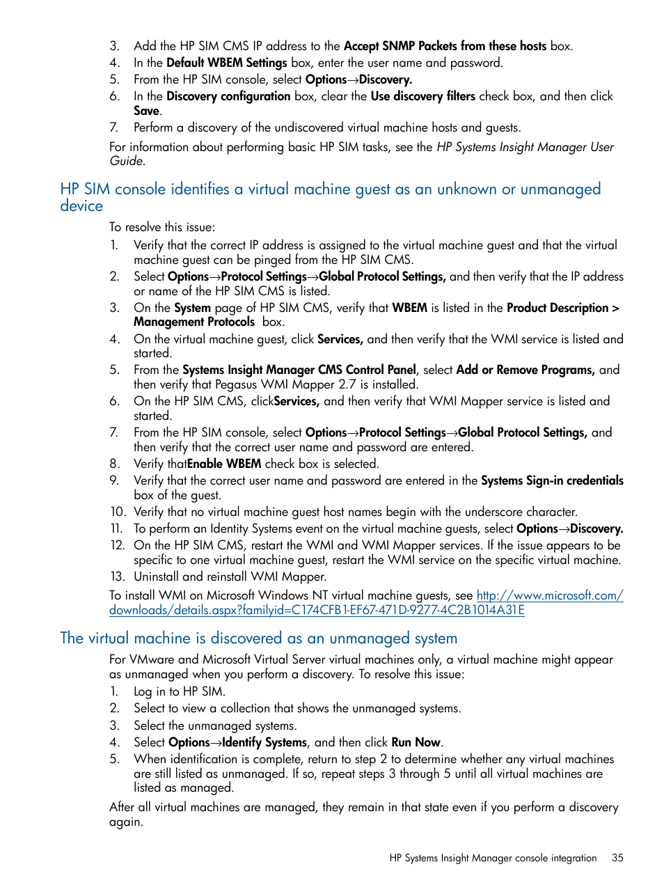 HP Insight Control Software for Linux User Manual | Page 35 / 54