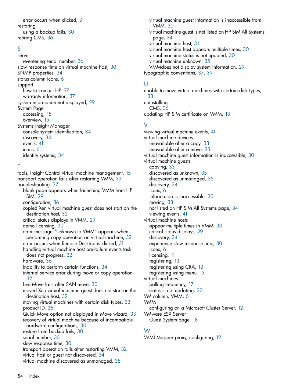 HP Insight Control Software for Linux User Manual | Page 54 / 54
