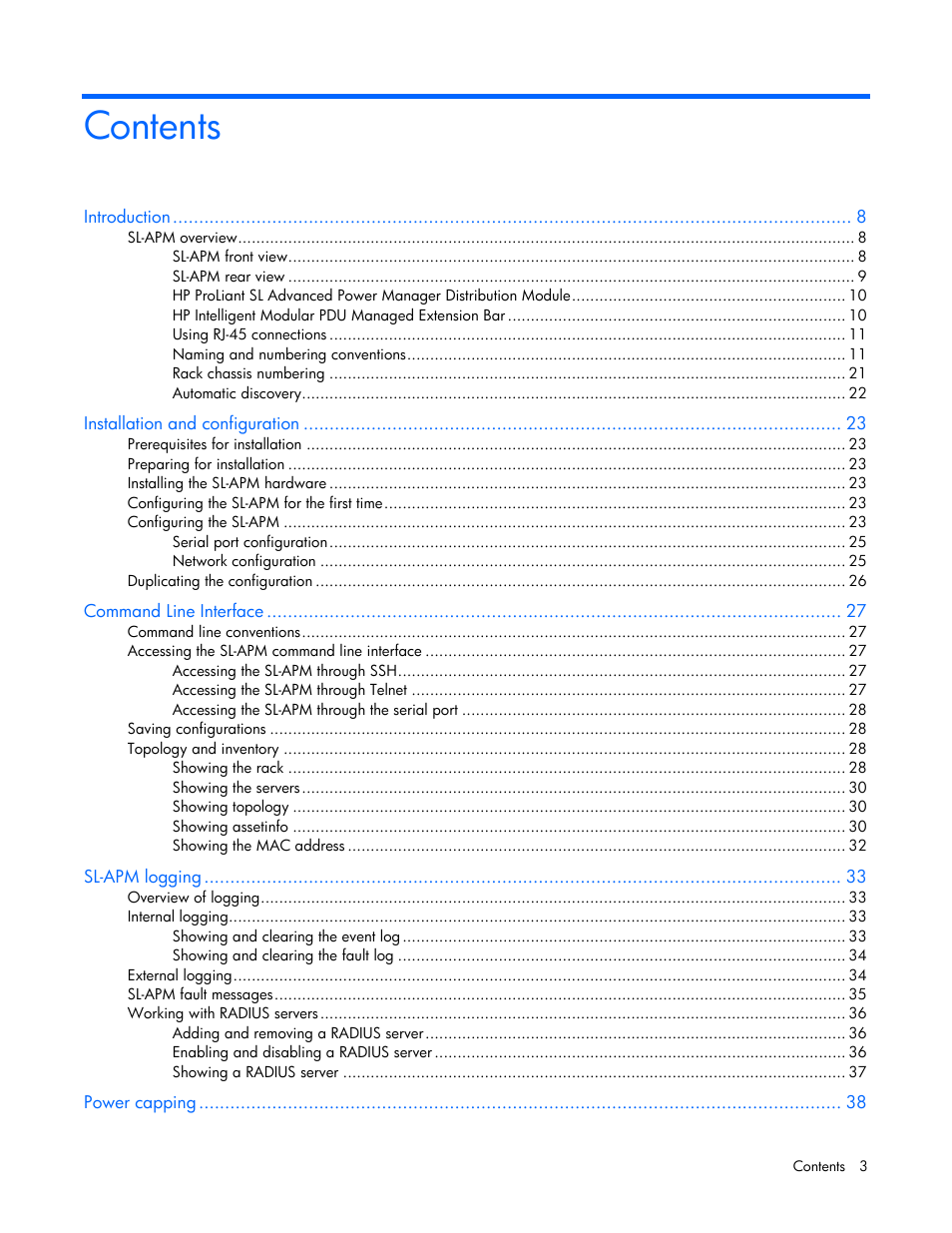 HP ProLiant DL170e G6 Server User Manual | Page 3 / 111