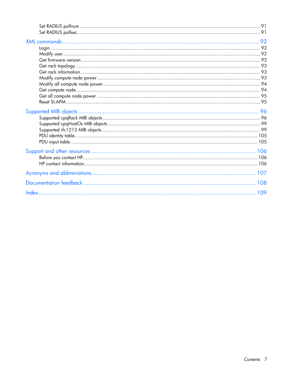 HP ProLiant DL170e G6 Server User Manual | Page 7 / 111