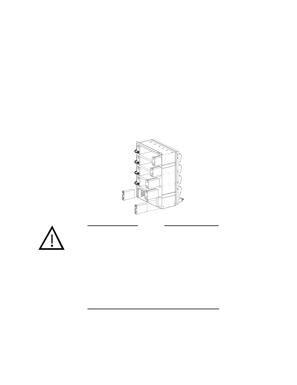 Installing the power system, Figure b–4 enclosure power system, Figure b–4 | HP Array Controller HSG V8.7 Software User Manual | Page 181 / 206