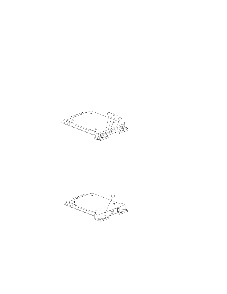 Emu status leds, Figure 2–8 emu status led locations, Pva status led | Figure 2–9 pva status led location, Emu status leds –19 pva status led –19, Figure 2–8 em, Figure 2–9 p, Operating the ultrascsi enclosure | HP Array Controller HSG V8.7 Software User Manual | Page 55 / 206