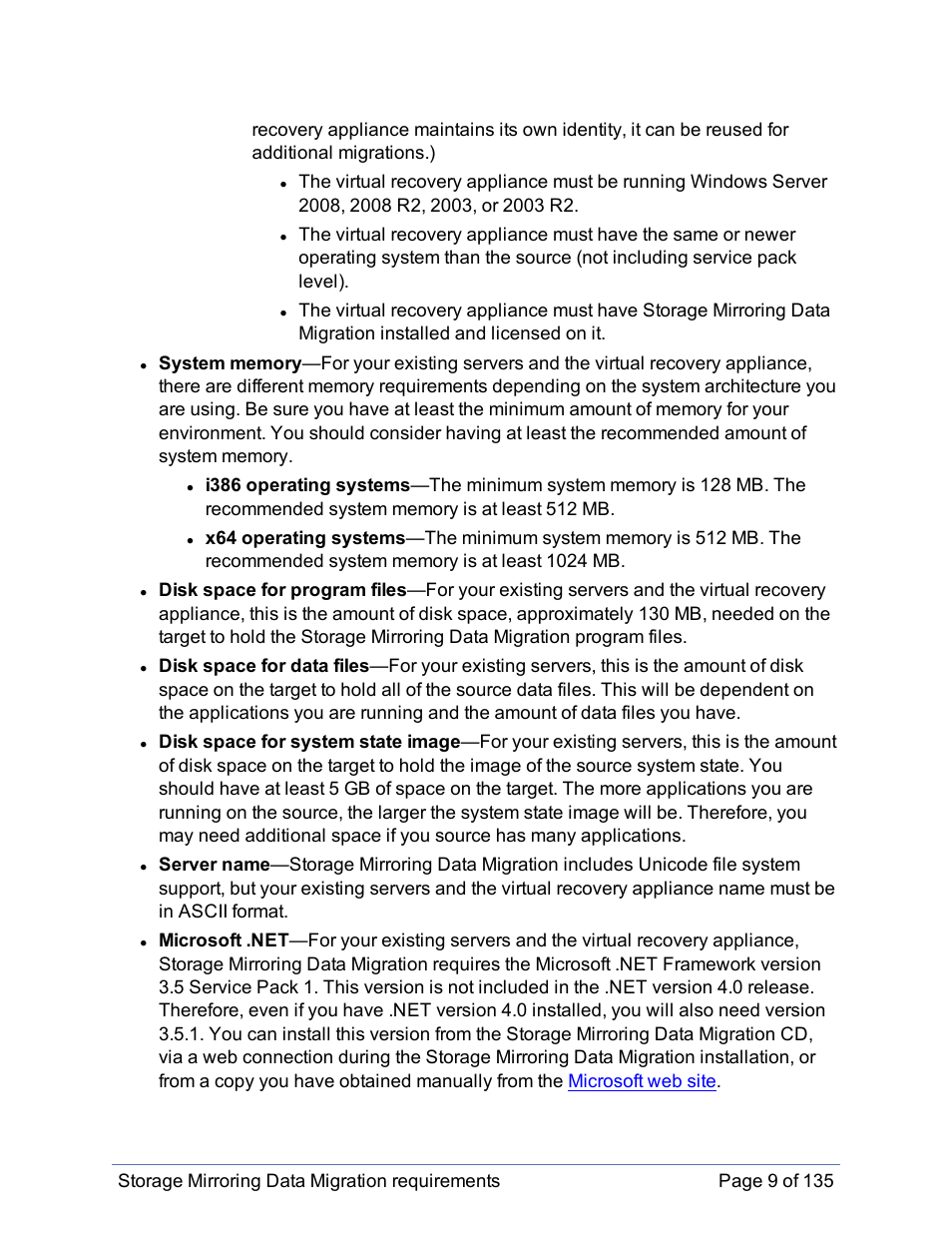 HP Storage Mirroring Software User Manual | Page 10 / 136