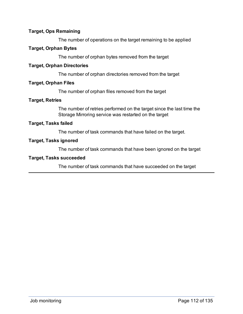 HP Storage Mirroring Software User Manual | Page 113 / 136