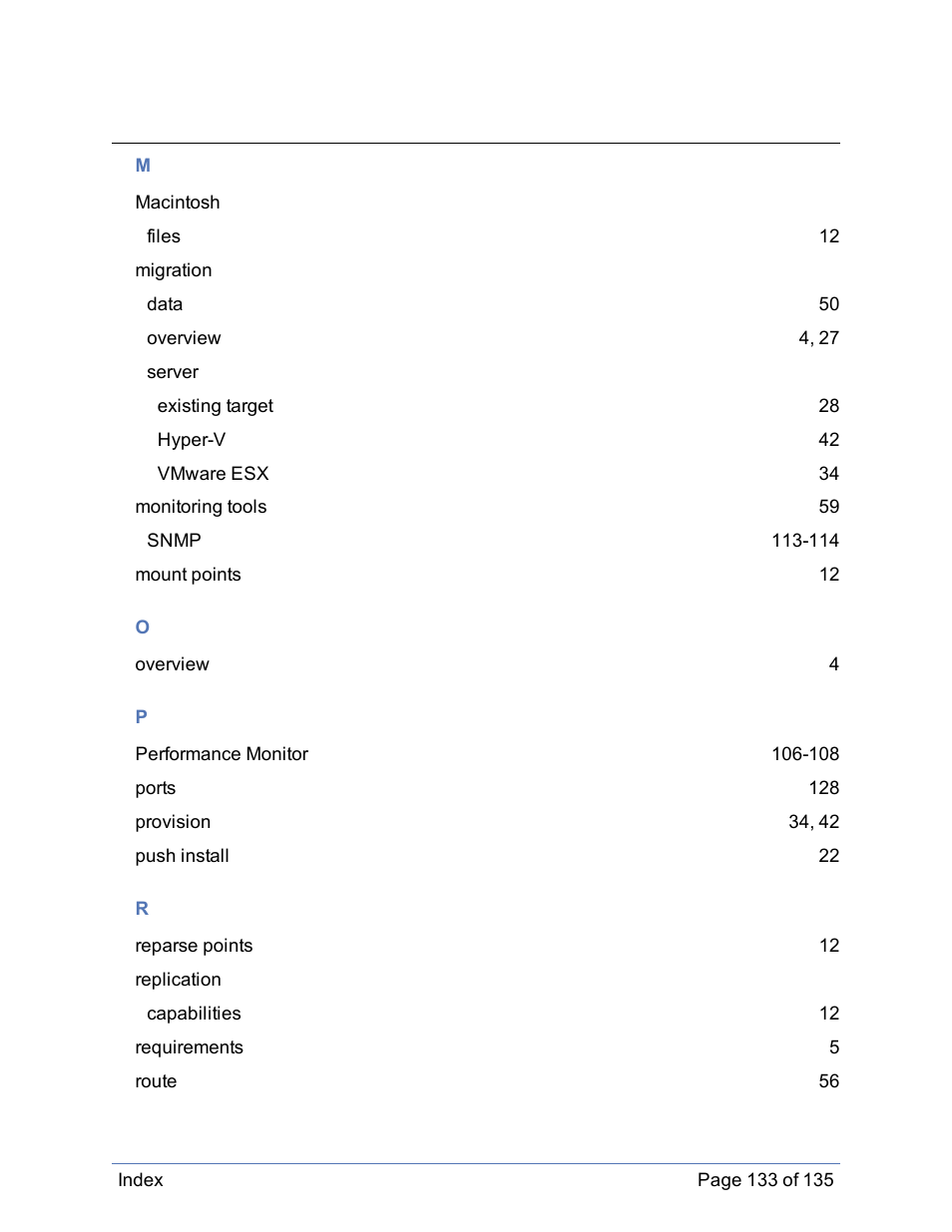 HP Storage Mirroring Software User Manual | Page 134 / 136