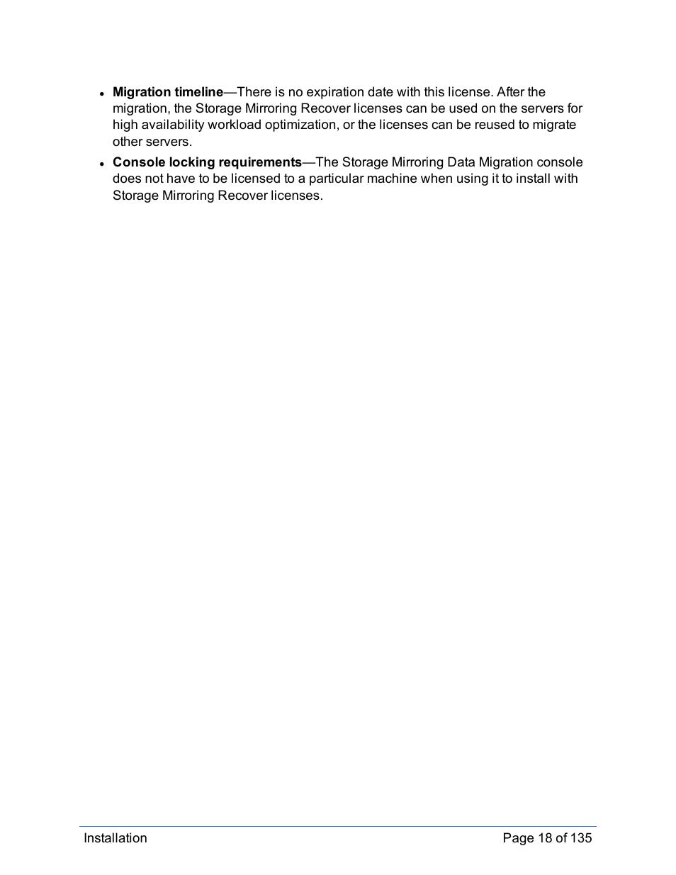 HP Storage Mirroring Software User Manual | Page 19 / 136