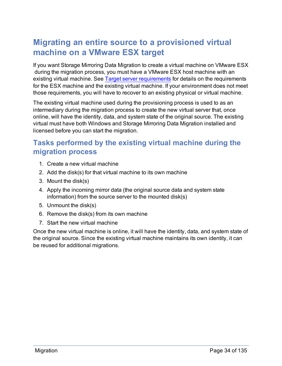 HP Storage Mirroring Software User Manual | Page 35 / 136