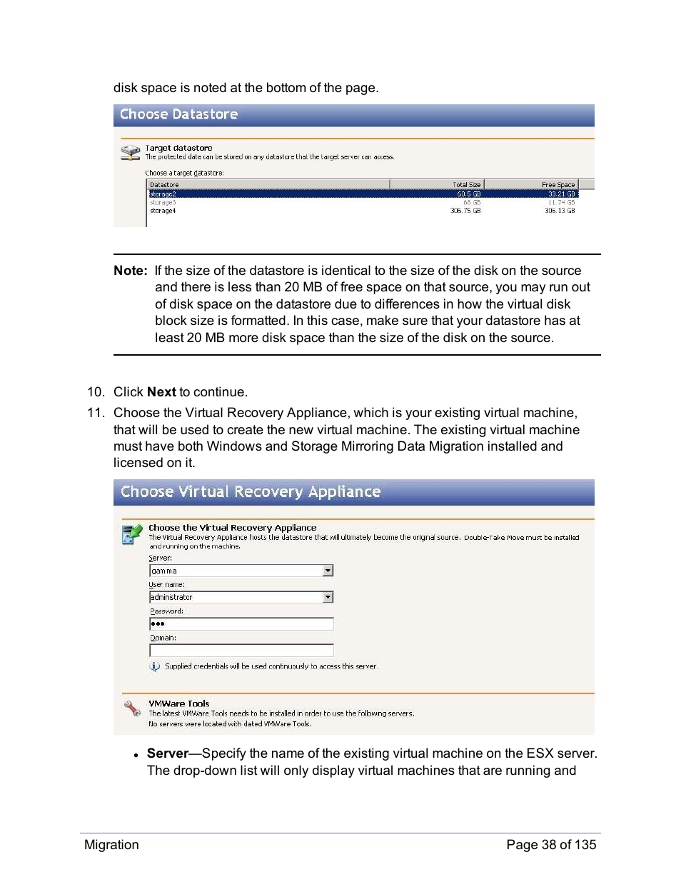 HP Storage Mirroring Software User Manual | Page 39 / 136