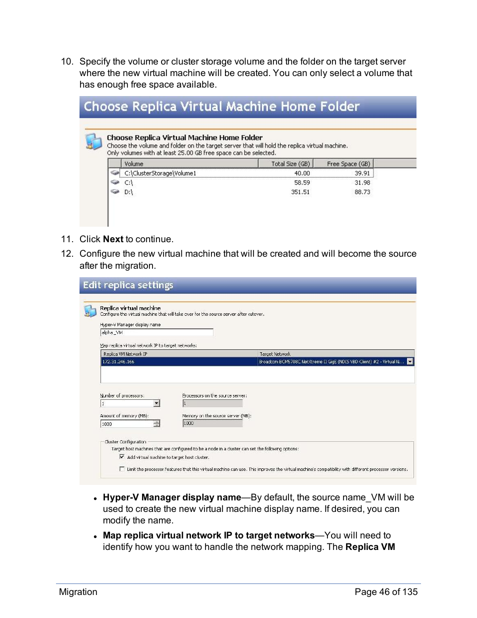 HP Storage Mirroring Software User Manual | Page 47 / 136