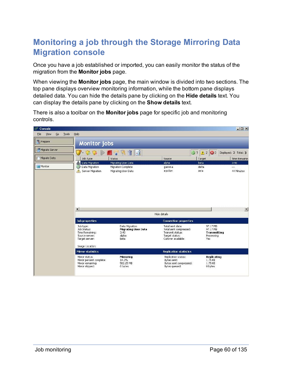 HP Storage Mirroring Software User Manual | Page 61 / 136