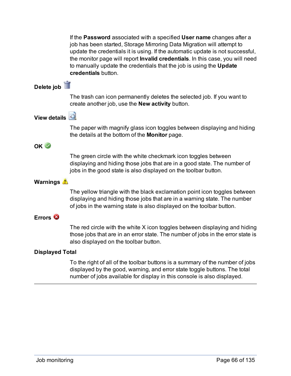 HP Storage Mirroring Software User Manual | Page 67 / 136