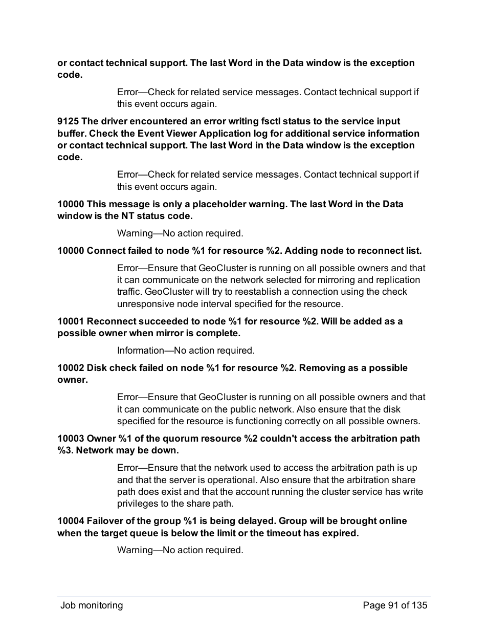 HP Storage Mirroring Software User Manual | Page 92 / 136