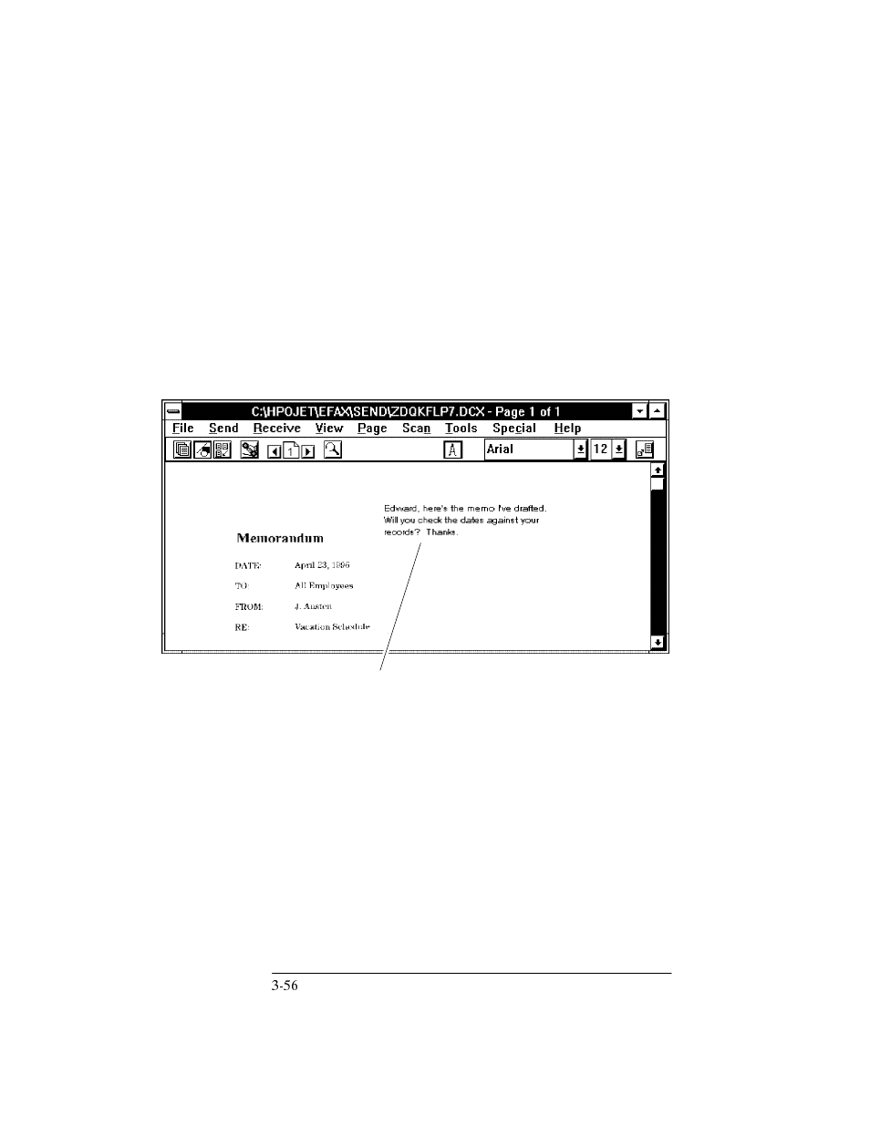 Adding text to a fax | HP Officejet 350 All-in-One Printer User Manual | Page 125 / 227