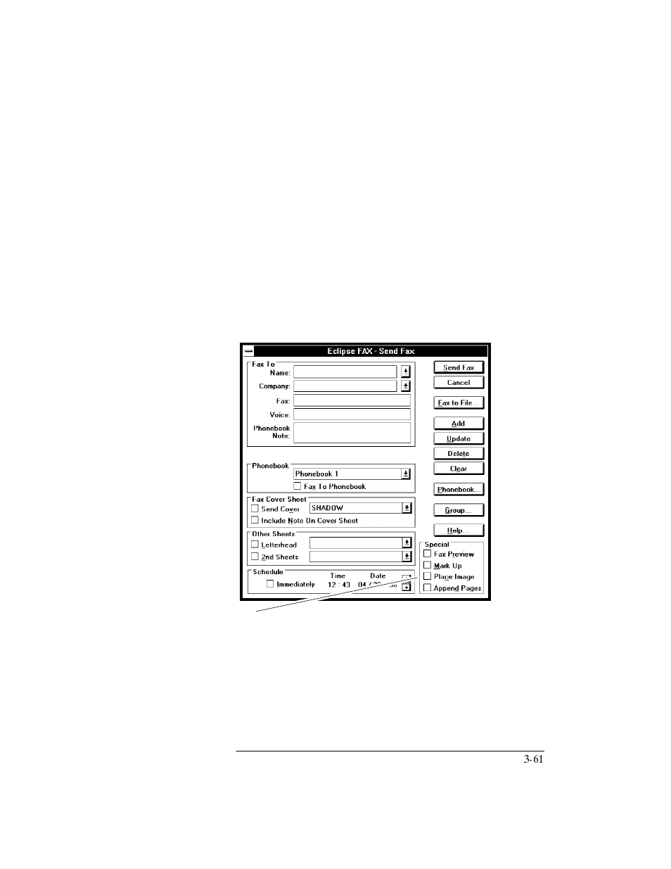 Adding an image to a pc fax | HP Officejet 350 All-in-One Printer User Manual | Page 130 / 227