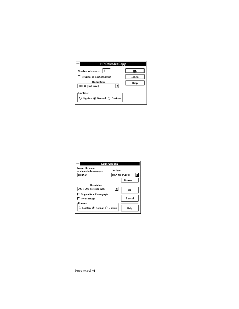 Copying using the autoprompt, Scanning using the autoprompt | HP Officejet 350 All-in-One Printer User Manual | Page 14 / 227